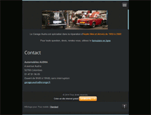Tablet Screenshot of garage-audra.com